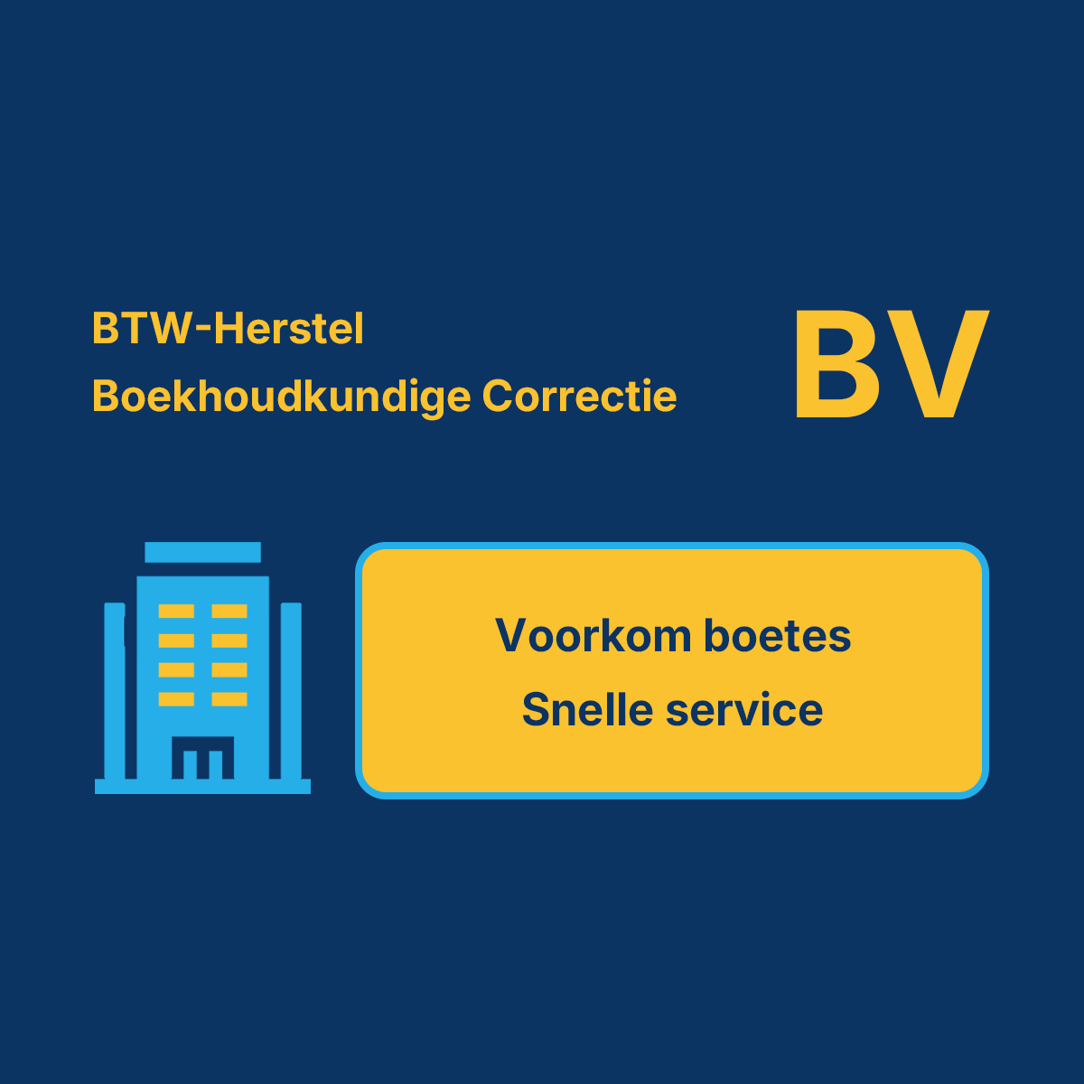BV BTW-Herstel & Boekhoudkundige Correctie Service