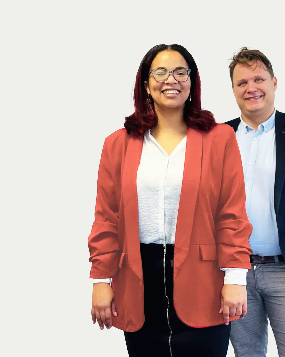 Boekhouder van Sophy & Co in overleg met een collega